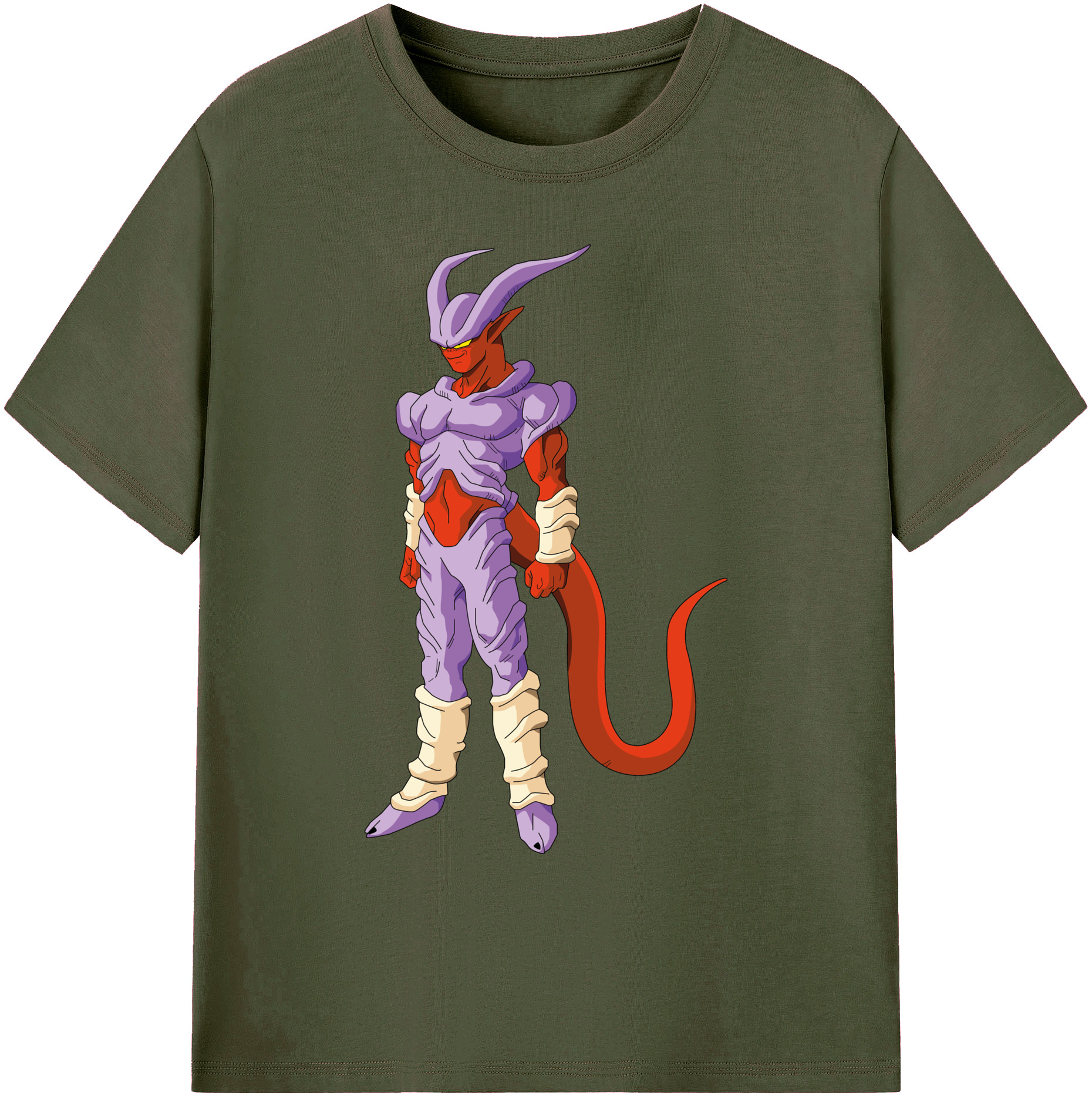 （画像用） ドラゴンボール ジャネンバ DRAGON BALL Janemba 綿100％ メンズ半袖Tシャツ｜肌触りやわらか＆通気性